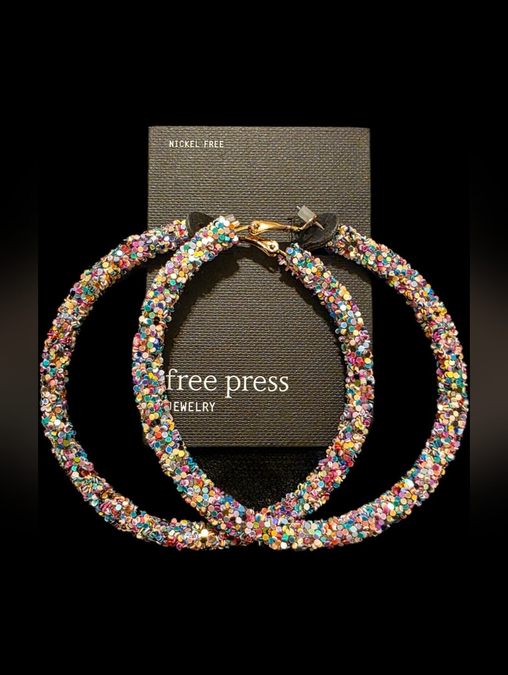 Multi-Color Hoop Earrings